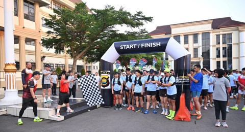 Polda Jambi Launching Presisi Merdeka Run Jambi 2026